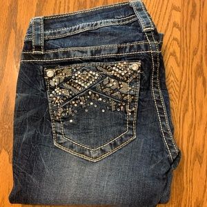 Miss Me jeans 25x35 boot cut